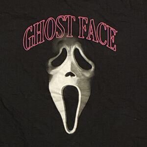 Y9992 Vintage Graphic T-Shirt - Ghost Face Halloween Size Large